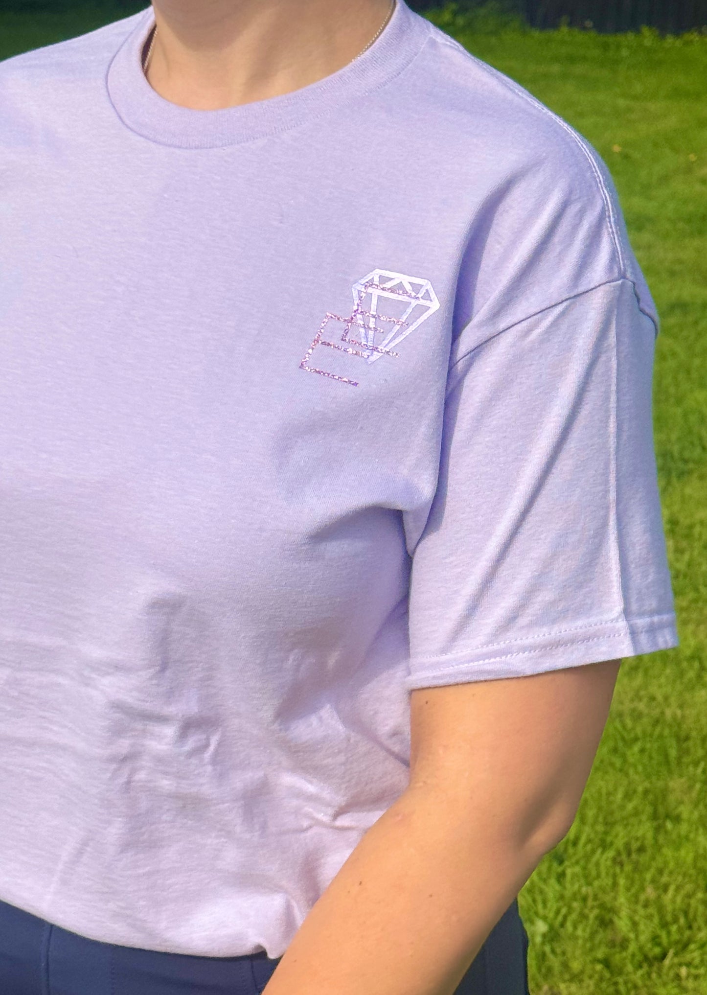 Equilite Equestrian Signature Tee - Lavender