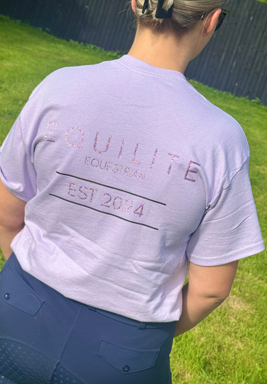 Equilite Equestrian Signature Tee - Lavender