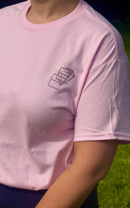 Equilite Equestrian Signature Tee - Powder Puff Pink